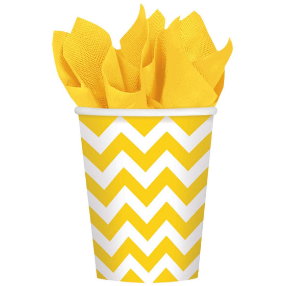 Chevron Cups 266ml 8pk