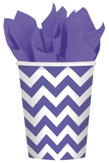 Chevron Cups 266ml 8pk