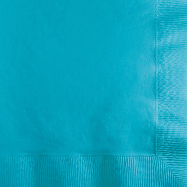 Caribbean Blue Dinner Napkin 40cm x 40xm 20pk - Party Savers