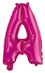 Letter S Bright Pink Foil Balloon 35cm - Party Savers