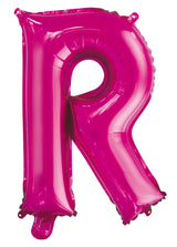 Letter R Bright Pink Foil Balloon 35cm - Party Savers