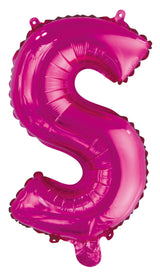 Letter R Bright Pink Foil Balloon 35cm - Party Savers