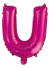 Letter N Bright Pink Foil Balloon 35cm - Party Savers