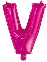 Letter L Bright Pink Foil Balloon 35cm - Party Savers