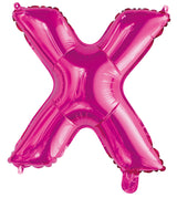 Letter S Bright Pink Foil Balloon 35cm - Party Savers