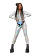 Women's Costume - Fever Miss Whiplash Mirror Holographic Costume