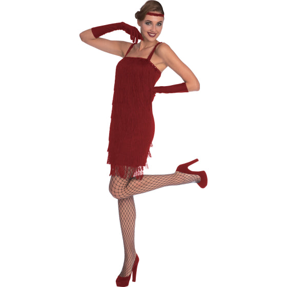 Women's Costume - Red Flapper