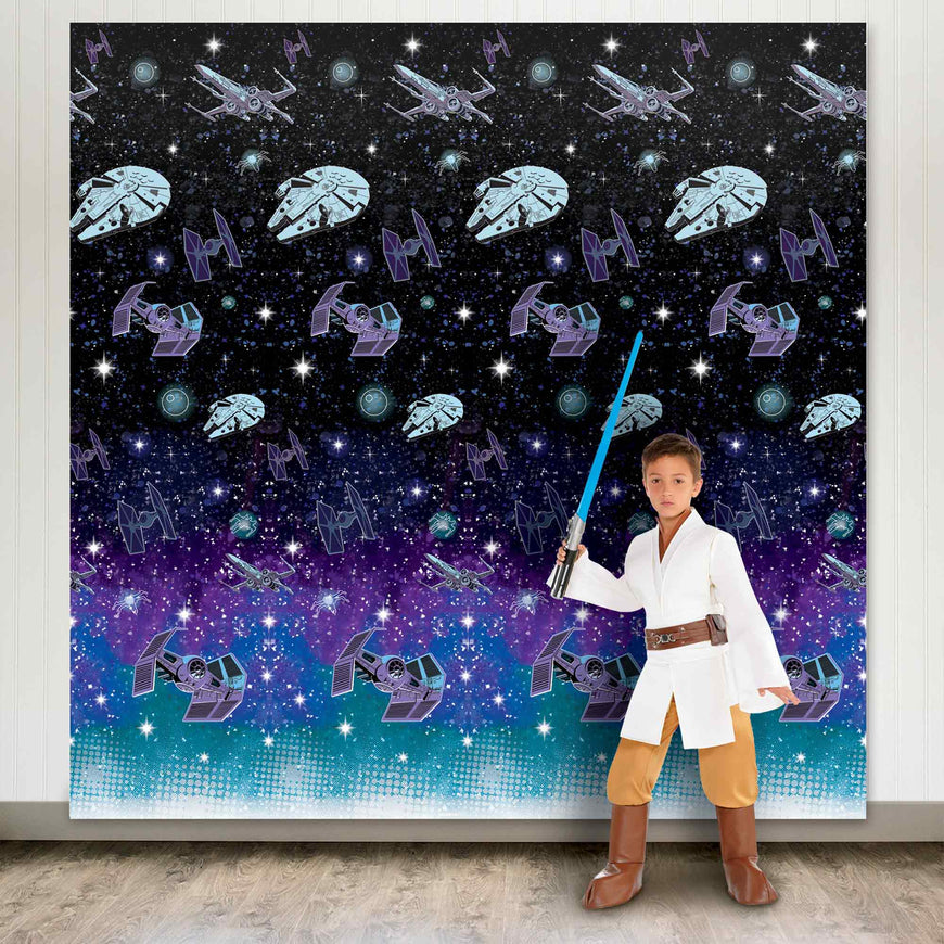 Star Wars Galaxy Scene Setter Backdrop 2pk