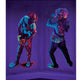 Creepy Carnival Scene Setters Add-Ons Black Light Reactive 1.65m x 85cm 2pk