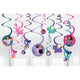 Encanto Hanging Decorations Spiral Swirls 12pk