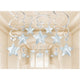 Frosty White Shooting Stars Foil Mega Value Pack Swirl Decorations 30pk - Party Savers