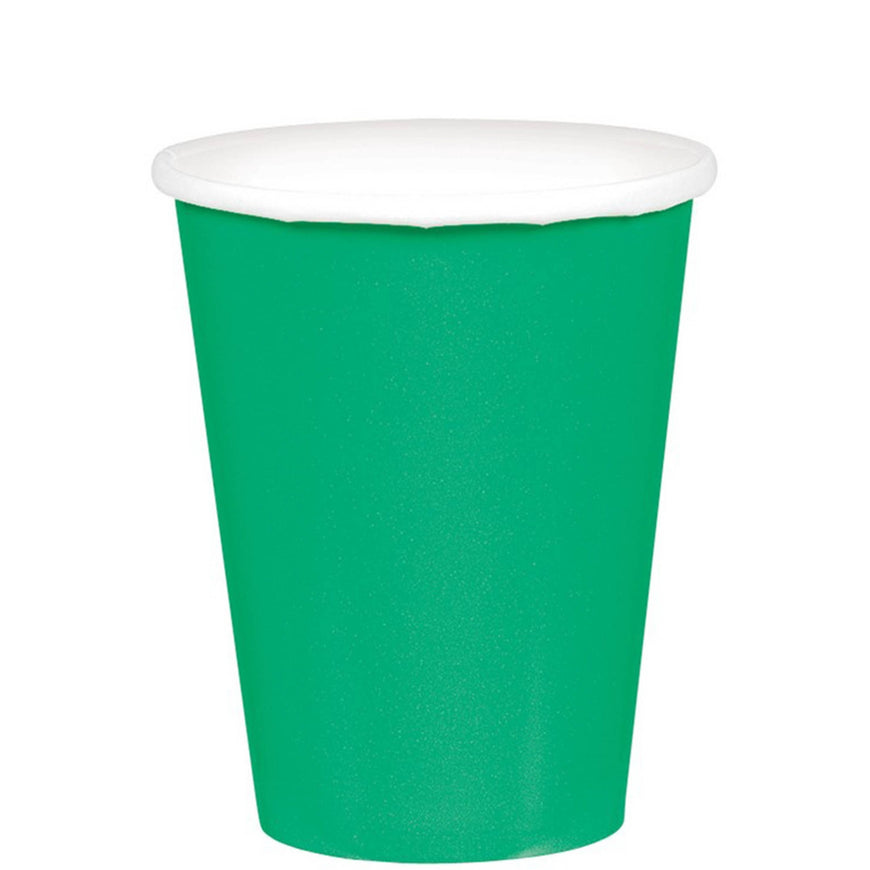 Robin Egg Blue Paper Cups 266ml 20pk - Party Savers