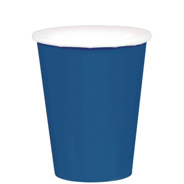 Navy Flag Blue Paper Cups 266ml 20pk - Party Savers