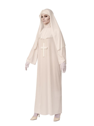 Women's Costume - White Nun - Party Savers