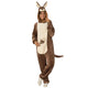 Adult Costume - Kangaroo Furry Onesie - Party Savers