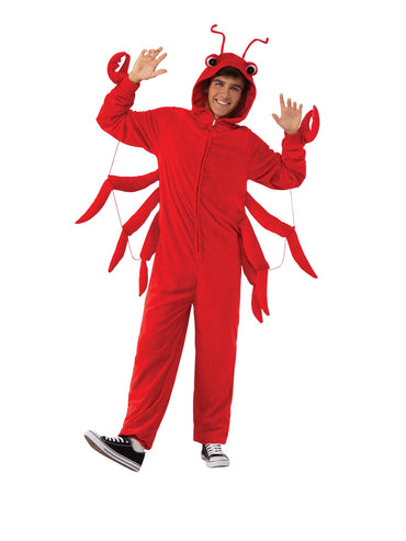 Men's Costume - Lobster Furry Onesie - Party Savers