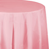 Berry Plastic Round Tablecover 213cm - Party Savers