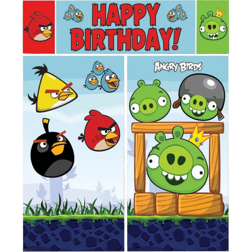 Angry Birds Plastic Scene Setter - Party Savers