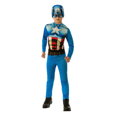 Captain America Classic Costume for 3-5 Yrs Old - Party Savers