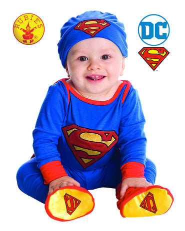 Boys Costume - Superman Onesie - Party Savers