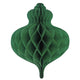 Christmas Honeycomb Green Bauble Decoration 40cm Each