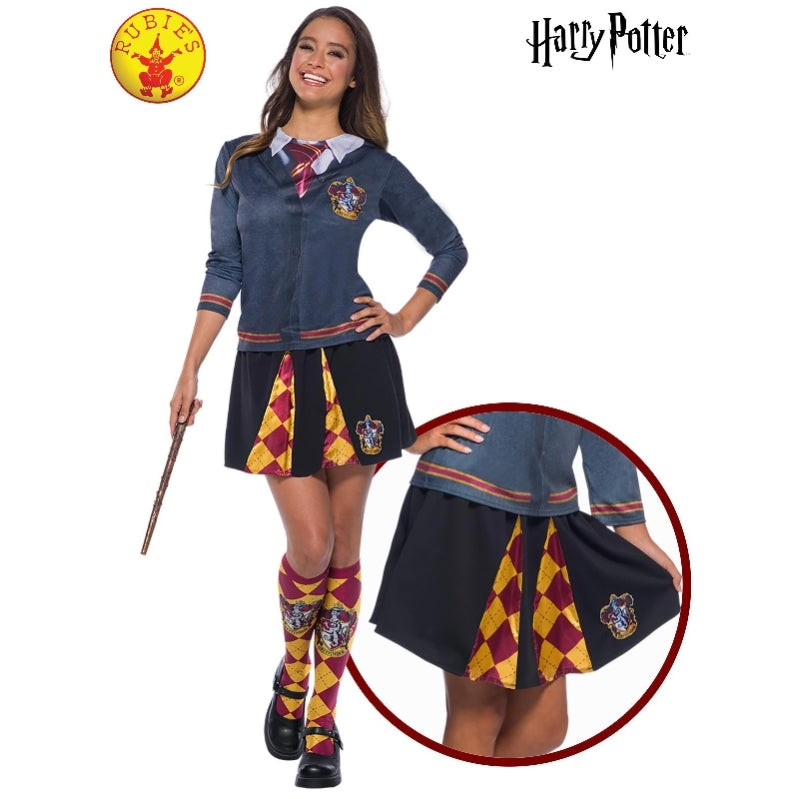 Gryffindor One Size Skirt for 10-12 Yrs Old - Party Savers