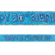 Blue Glitz 30th Birthday Foil Banner 3.6m - Party Savers