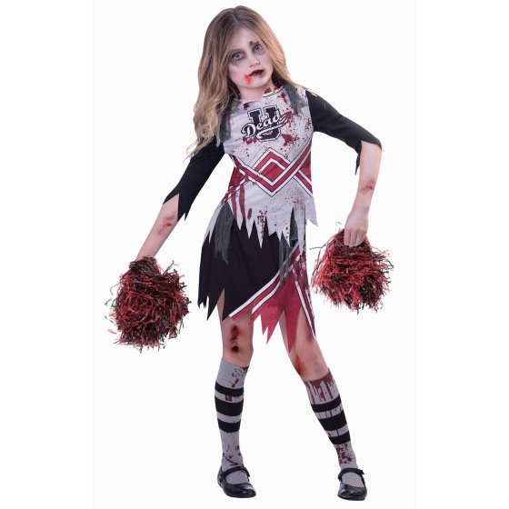 Zombie Cheerleader Girls Costume