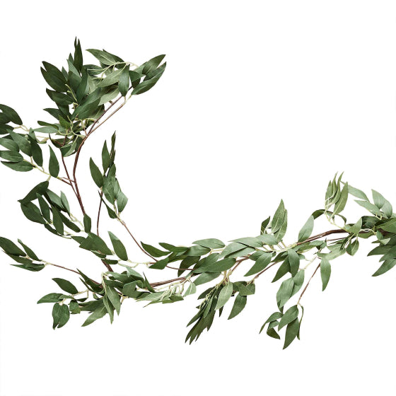 Botanical Wedding Green Ruscus Foliage Garland 1.8m Each