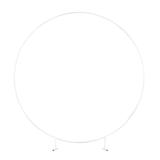 Botanical Wedding White Moongate Hoop Each