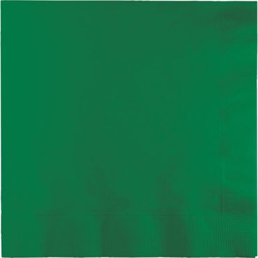 Emerald Green Beverage Napkins 50pk