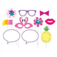 Pineapple N Friends Assorted Photo Booth Props 10pk