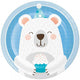 1st Birthday Bear Lunch Plates Paper 18cm