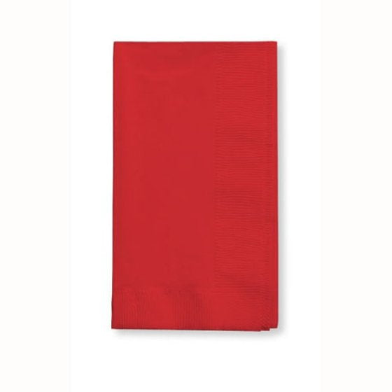 Classic Red Dinner Napkins 40cm x 40cm 50pk