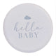 Hello Baby Speckle Cream & Grey Paper Plates 25cm 8pk