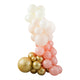 Mix It Up Peach & Gold Balloon Arch