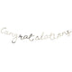 Pick & Mix Gold Congratulations Backdrop 1.5m x 16cm Each