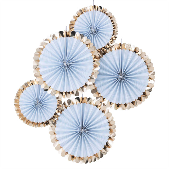 Pick & Mix Blue Fan Decorations Kit