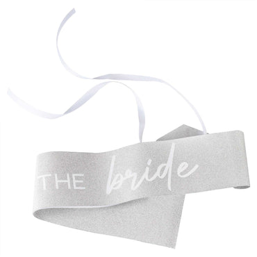 Hen Weekend Silver The Bride Hen Party Sash 1m Each