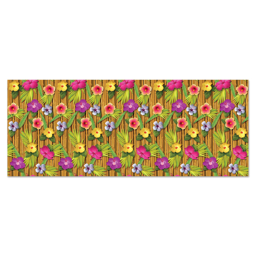 Luau Backdrop Insta-Theme 4ft x 30ft. Each - Party Savers