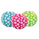 Hibiscus Paper Lanterns 9.5in. 3Pk - Party Savers