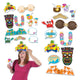 Luau Photo Fun Signs 5.25in-18.25in. 12Pk - Party Savers