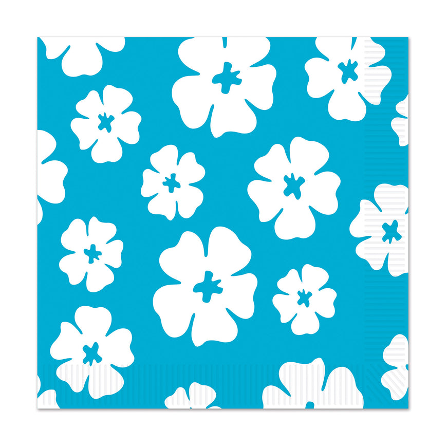 Hibiscus Lunch Napkins 16pk - Party Savers