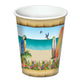 Paradise Beverage Cups 237ml 8Pk - Party Savers