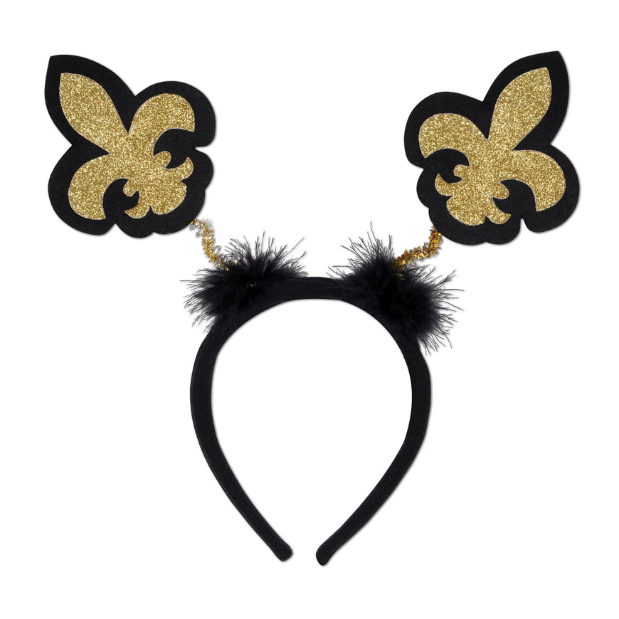 Glittered Fleur De Lis Boppers  Each - Party Savers