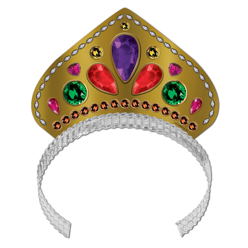 Printed Jeweled Tiara - Party Savers