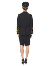 Women's Costume - Black Navy Officer Costume