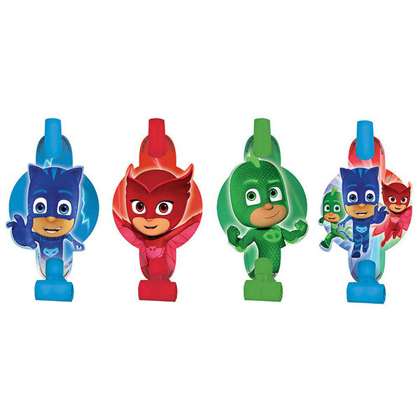 PJ Masks Blowouts 8pk - Party Savers