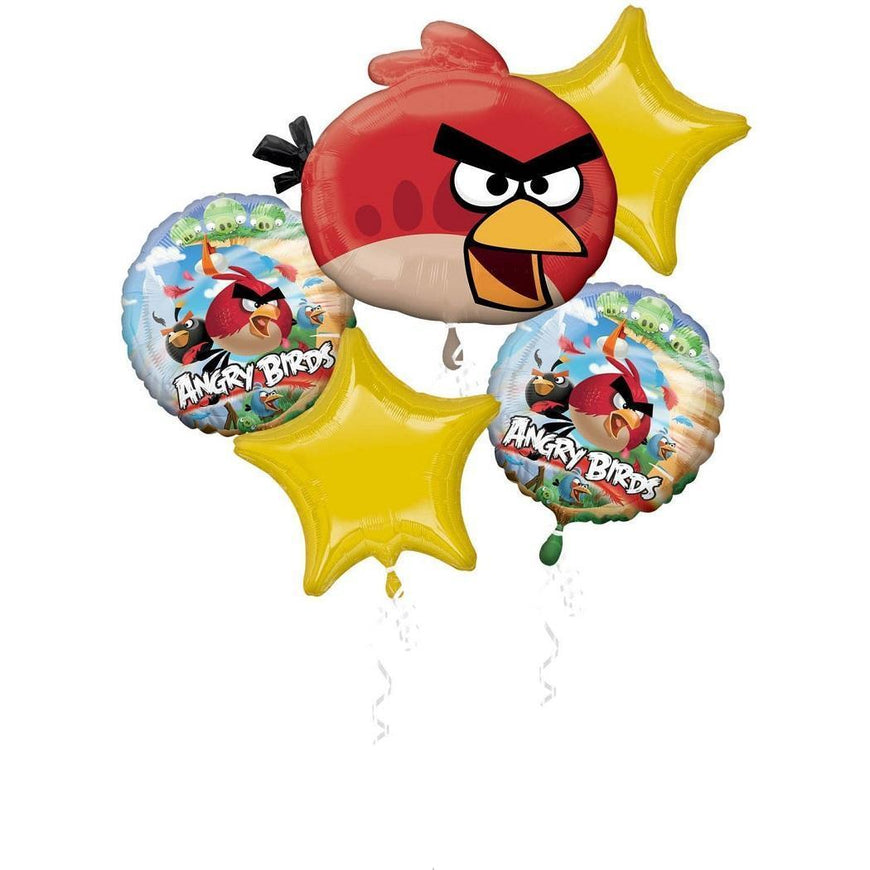 Angry Birds Bouquet Foil Balloon - Party Savers