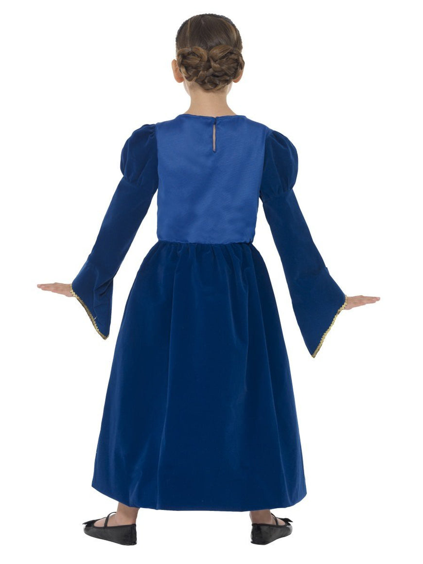 Girl's Costume - Royal Blue Tudor Princess Girl Costume